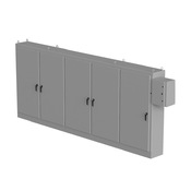 Enclosure: 90 x 197 x 18in, freestanding, carbon steel (PN# SCE-90XR5EW18)