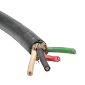 Гибкий портативный шнур типа W: 8 AWG, катушка 100 футов (PN# W-8-4BK100)