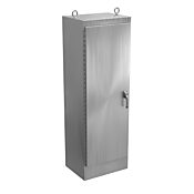 Корпус: 72 x 24 x 18 дюймов, отдельно стоящий, нержавеющая сталь 304 (PN# WA722418SSFSN43PT)