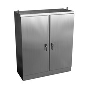 Корпус: 72 x 60 x 24 дюйма, отдельно стоящее крепление, нержавеющая сталь 304 (PN# WRD726024SSFSDN4)