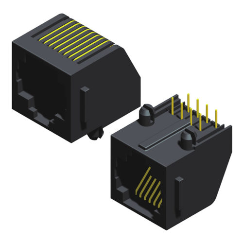 5RJ1DR00N0X-XXXX00L-253-AX Модульный разъем с боковым вводом В=12,7 Ш=18,1 Серия 253