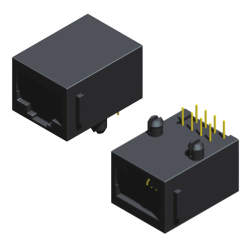 5RJ1DR00N0X-XXXX00L-296-AX Модульный разъем с боковым вводом В=13,1 Ш=20,5 Серия 296