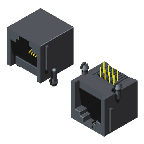 5RJ1DR00N0X-XXXX00L-627-AX Модульный разъем с боковым вводом В=14,5 Ш=15,0 Серия 627
