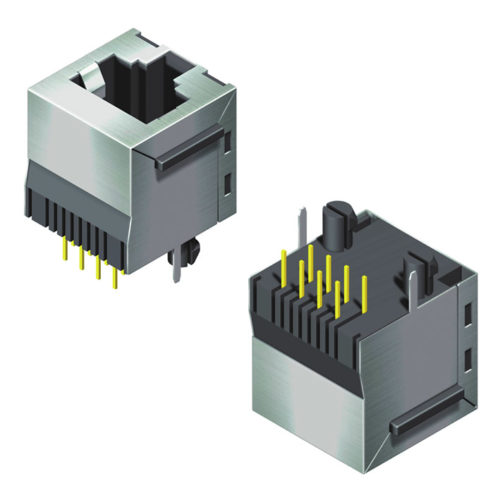 5RJ1DS10X2X-XXXX00X-260-A1 Модульный разъем с экранированным верхним вводом В=16,8 Ш=16,4 Серия 260