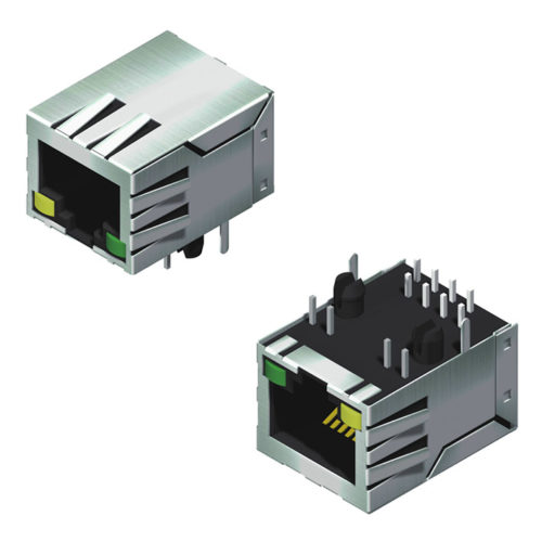 5RJ1DRX0R2N-88XXXXL-742-B3 Модульный экранированный боковой вход со светодиодом H=13,6 W=21,2 Серия 742