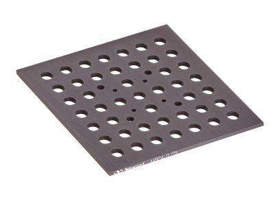 Модульные вертикальные пластины, 4 дюйма x 4 дюйма x 0,125 дюйма, резьба 1/4-20 Модель: MRP4-0,125