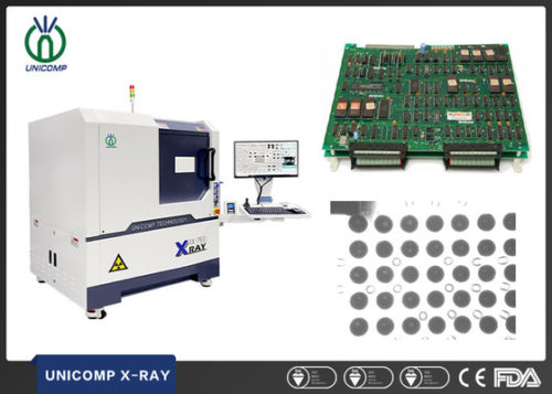 Программируемый ЧПУ 5um 2.5D рентгеновский аппарат Unicomp AX7900 для автоматического измерения пустот при пайке SMT PCBA BGA