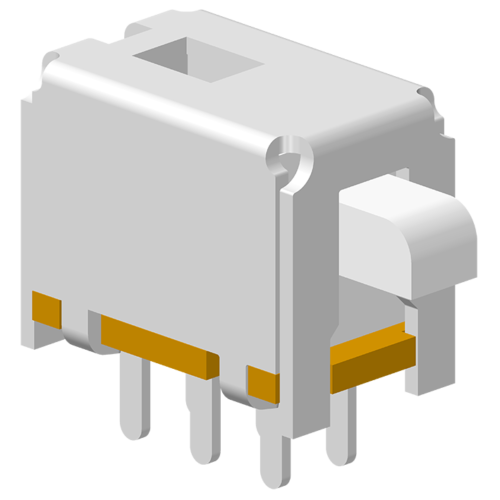 64SWT-PC6B277 Нажимной переключатель DIP 90° 6P H=10 мм 250 г