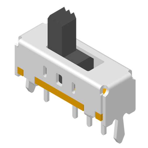 64SWT-SC4N271 Ползунковый переключатель DIP 180° 4P H=8,7 мм