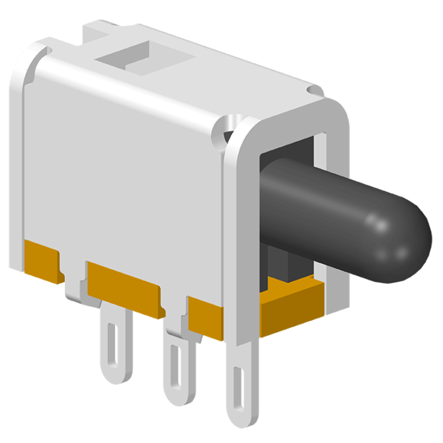 64SWT-UC3B274 Кнопочный переключатель DIP 90° 3P H=6,5 мм