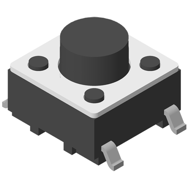 64SWT-BB4B160 Тактовый переключатель SMT 180° 4P H=5,0 мм 260 г