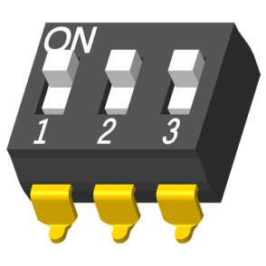 64SWT-AB3B083 DIP-переключатель SMT 180° H=4,15 мм 03 порта
