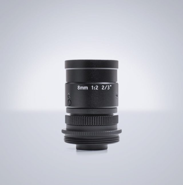 Universe Compact C-Mount 5MP 2/3 8mm f/2.0