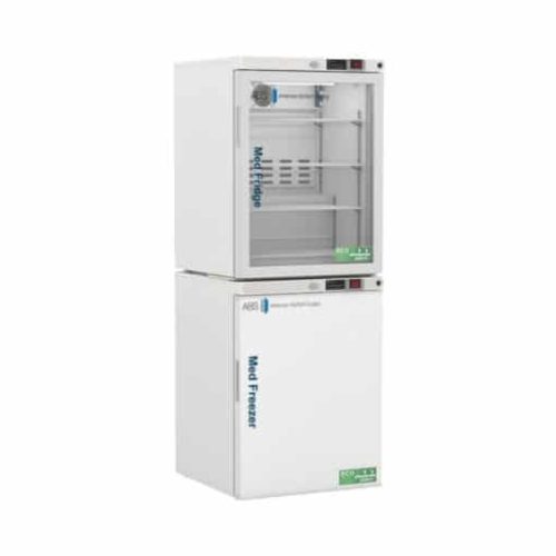 10 куб. ft. Premier Pharmacy Холодильник с морозильной камерой (-22 ° F) Комбинация со стеклянной дверцей холодильника