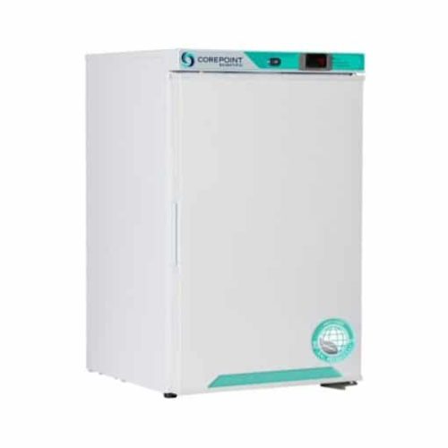 2.5 cu. ft. Corepoint Scientific™ White Diamond Series Undercounter Refrigerator Freestanding