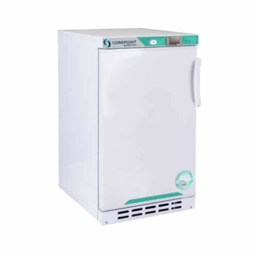 2.5 cu. ft. Corepoint Scientific™ White Diamond Series Undercounter Built-In Refrigerator