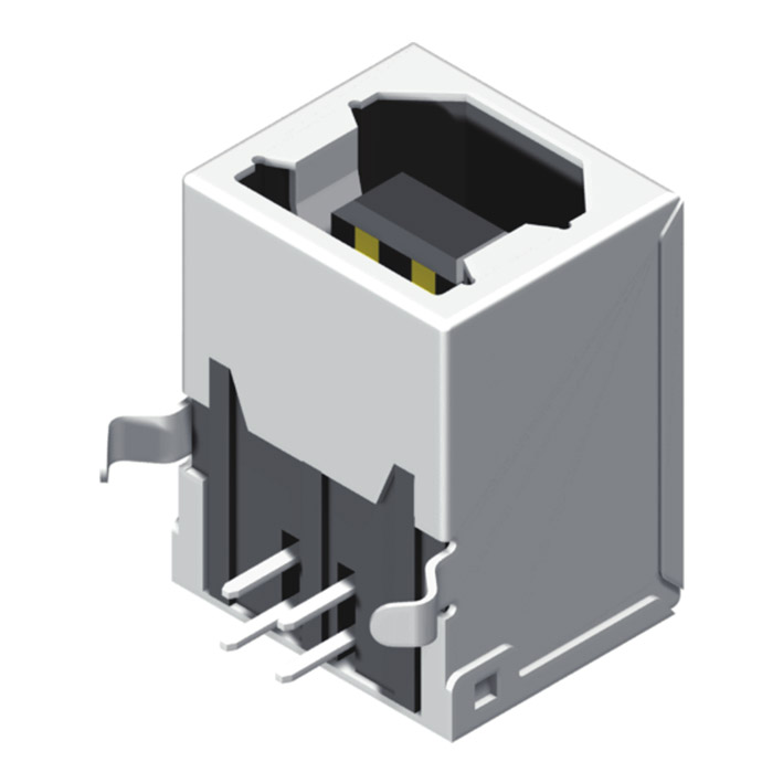 5US2B01RF-104XXXLAC1 Разъем USB типа B, гнездо R/A, серия 4P 01