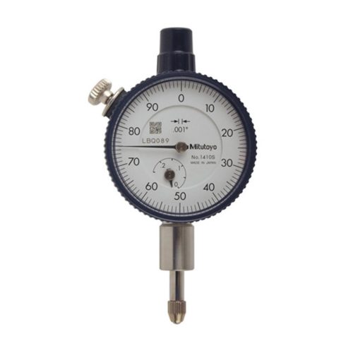 Mitutoyo 1410A-10 Циферблатный индикатор 1,25 дюйма 0-100 с выступом сзади