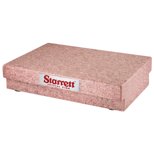 Starrett 80659 Crystal Pink®, 24 x 36 x 6 Гранитная плита с двумя выступами, класс A