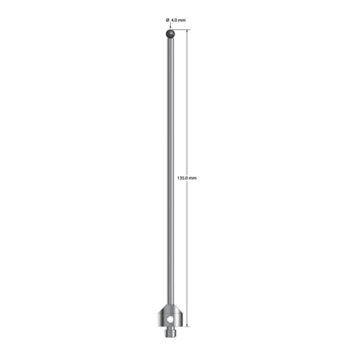Q-Mark ATG-40135-SN M5 4 мм, наконечник из нитрида кремния, цилиндрический стилус, L 135,0 мм, EWL 125 мм