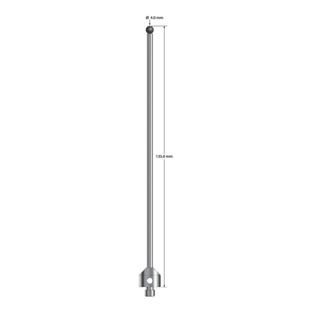 Q-Mark ATG-40135-SN M5 4 мм, наконечник из нитрида кремния, цилиндрический стилус, L 135,0 мм, EWL 125 мм