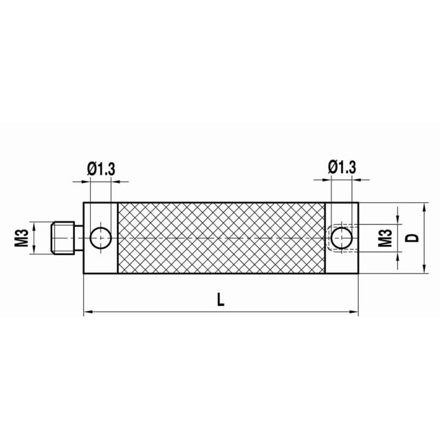 Renishaw A-5555-3893 Удлинитель щупа M3 из углеродного волокна, длина 40 мм, для приложений Zeiss