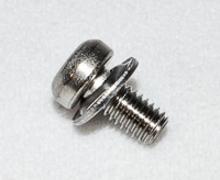 0515-0430- Machine screw assembly, M3 x 0.5 x 6 mm long, used with series 5973, 5975, and 5977 gas chromatography/mass spectrometry systems, models 5973-inert, 5973A, 5973N, 5975A, 5975B-MSD, and 5975C