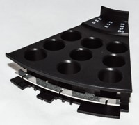 392607745- AI-1A 4.0 mL vial segment, used with 3800 Varian gas chromatography systems