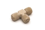 5042-8519- Т-образный разъем Micro, PEEK, рабочий объем 29 нл. использовать с трубками с внешним диаметром 1/32 дюйма (0,8 мм)