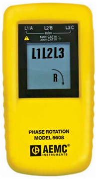 AEMC 6608 Измеритель чередования фаз