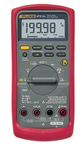 Мультиметр реальных среднеквадратичных значений Fluke 87V-Ex