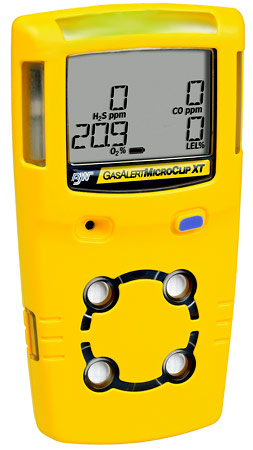Многофункциональный детектор газа Honeywell BW GasAlert MicroClip XT
