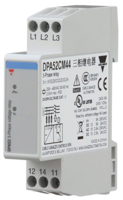 Реле контроля серии Carlo Gavazzi DPA52