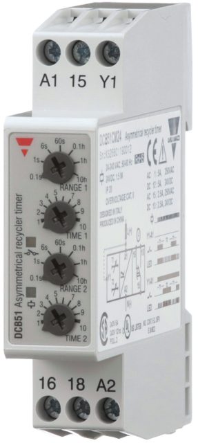 Асимметричный таймер-ресайклер Carlo Gavazzi типа DCB51