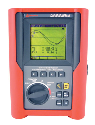 Мультитестовый регистратор качества электроэнергии Amprobe DM-III
