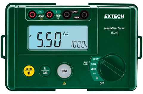 Цифровой тестер изоляции Extech MG310