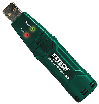 USB-регистратор данных температуры Extech TH10