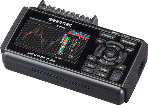 Регистратор данных Graphtec GL220 для сбора данных
