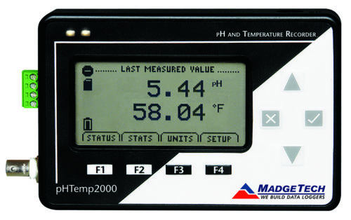 MadgeTech pHTemp2000 Регистратор данных pH и температуры
