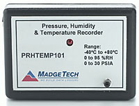 MadgeTech PRHTemp101 Регистратор данных давления, относительной влажности и температуры