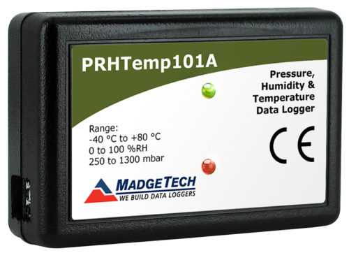 MadgeTech PRHTemp101A Регистратор данных давления, относительной влажности и температуры