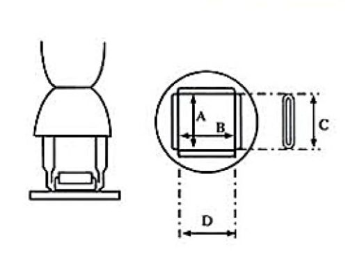 Насадка QFP 14x14 мм