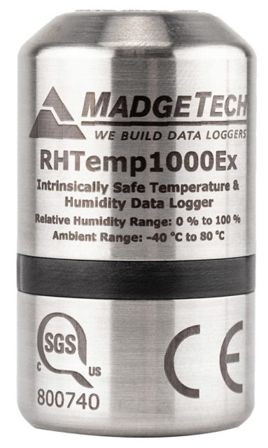 Регистратор данных влажности и температуры MadgeTech RHTemp1000Ex