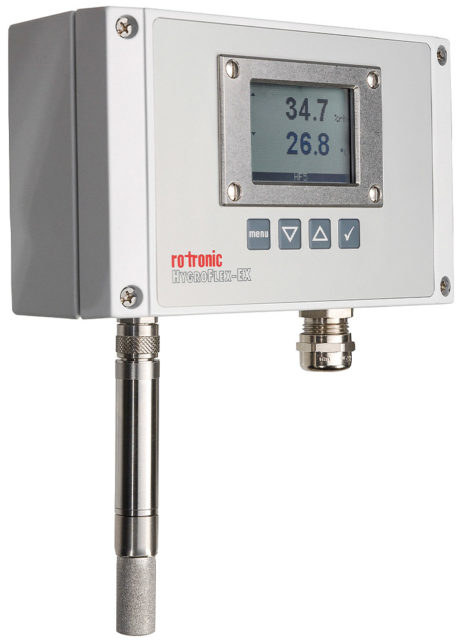 Rotronic HygroFlex5-EX Series Humidity and Temperature Transmitter