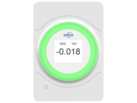 Setra Lite Room Pressure Indicator