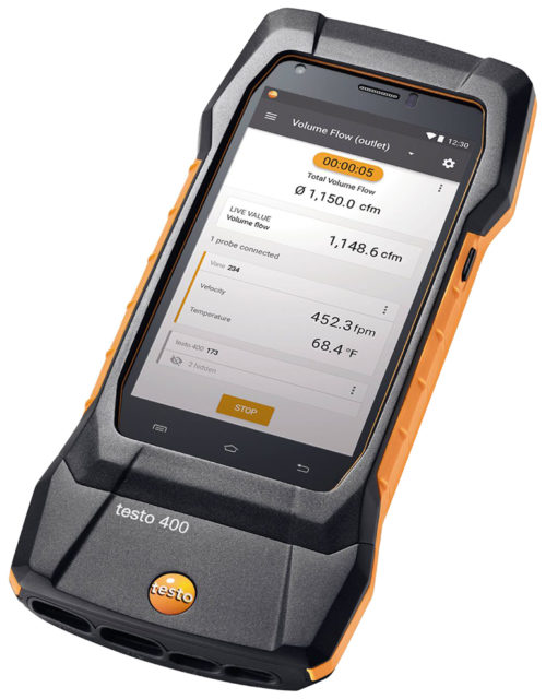 Testo 400 Universal Air Flow and IAQ Instrument