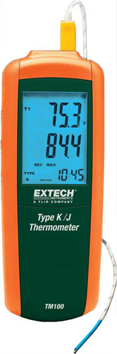 Термометр Extech TM100 типа K/J