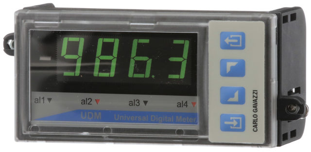 Цифровой панельный измеритель Carlo Gavazzi UDM40