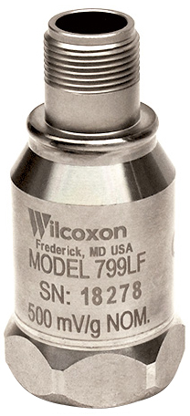 Акселерометр со сверхмалым шумом и фильтром Wilcoxon Sensing Technologies серии 799