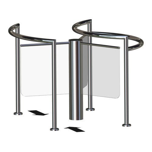 Half-height turnstile Gyro Transpa